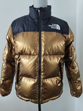 North Face 1996 Retro Nupste 700 Fill Power Down Jacket Dark Oak Metallic S